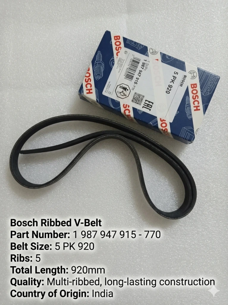 [1 987 947 915] Belt - V-Ribbed Bosch 1 987 947 915